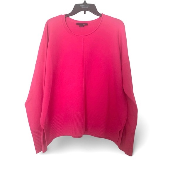 French Connection Sweaters - French Connection Hot Pink Sweater Pullover Large